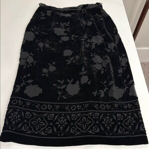 NWT: Talbots synthetic velvet skirt, size 12P